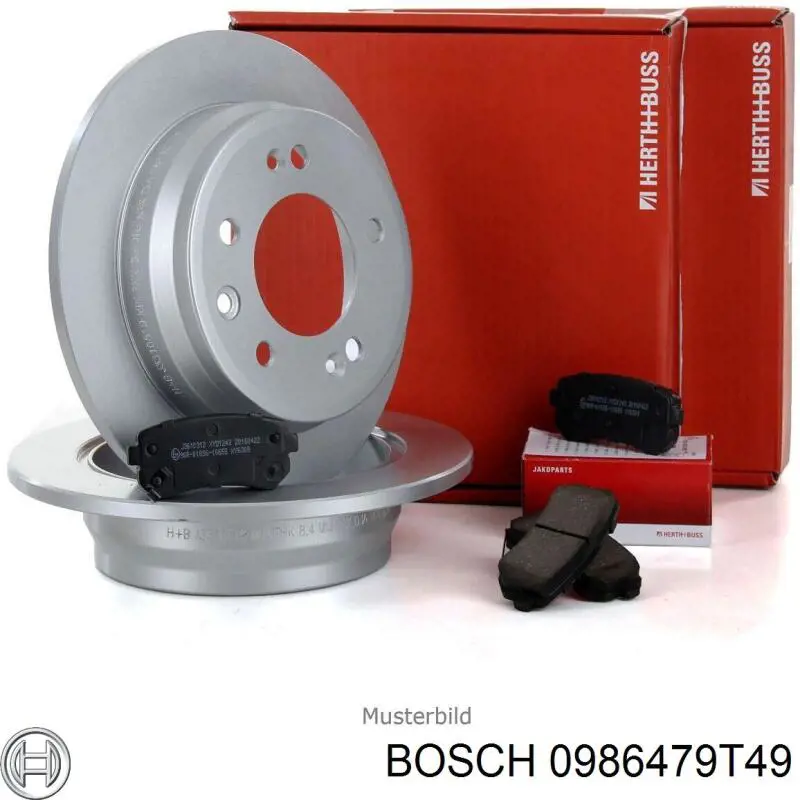 Задний дисковый тормоз Bosch 0986479T49