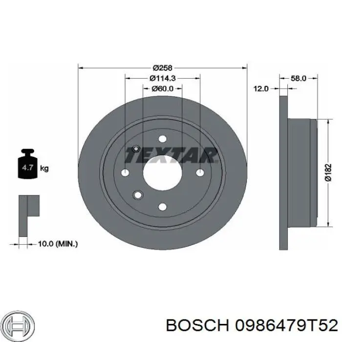 0986479T52 Bosch