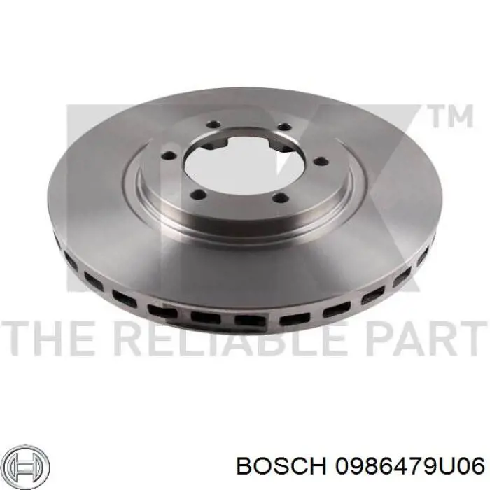 Купить 0986479U06 Bosch Ротор тормозной