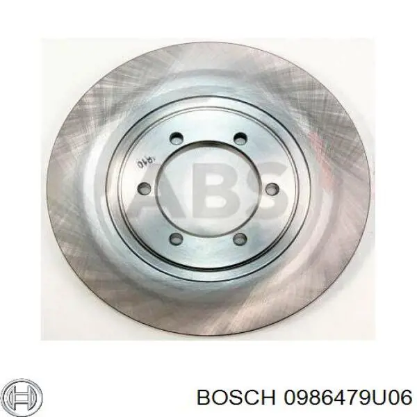 Передние тормозные диски 0986479U06 Bosch