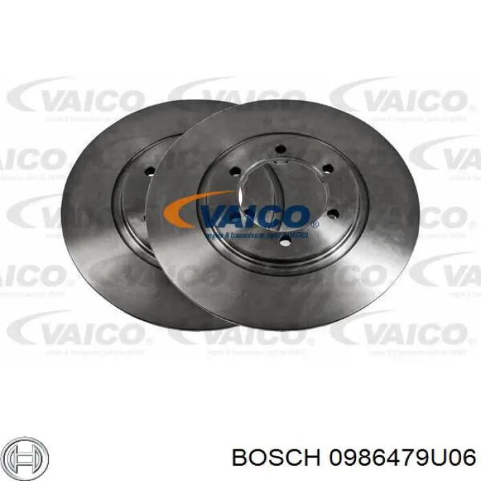 Тормоз дисковый передний Bosch 0986479U06 цена, от 41.18 USD