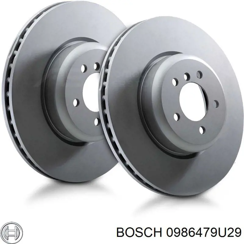 Тормозные диски 0986479U29 Bosch