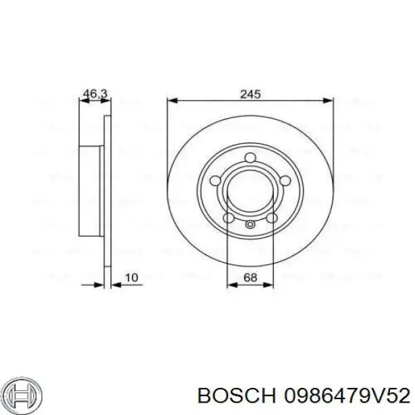 Тормозные диски 3016381 Brilliance