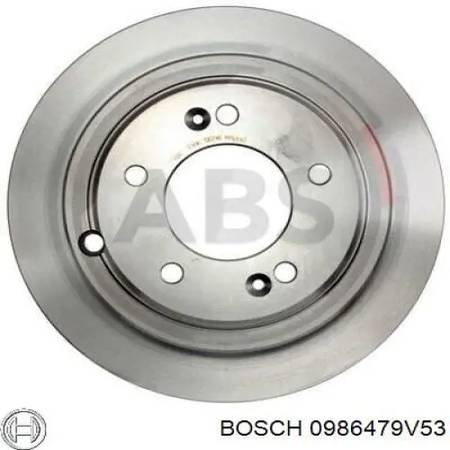 Купить 0986479V53 Bosch Диск тормозной задний