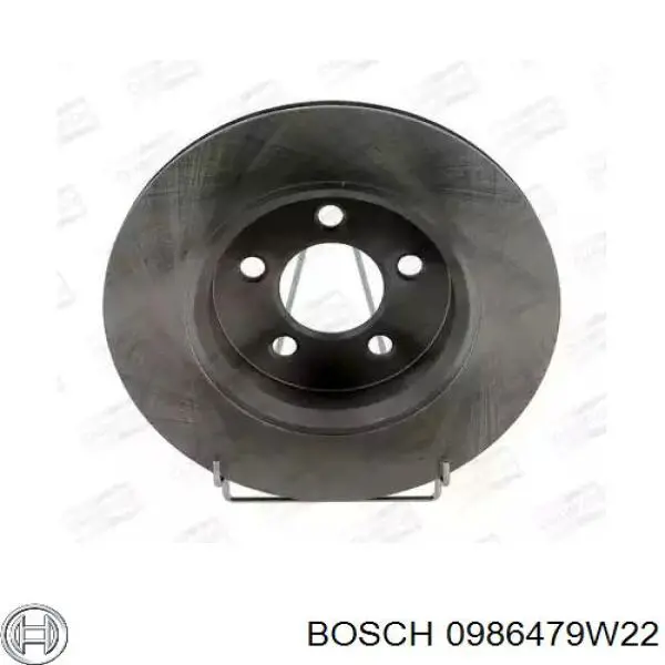Тормозные диски 0986479W22 Bosch