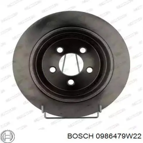 Задний дисковый тормоз Bosch 0986479W22