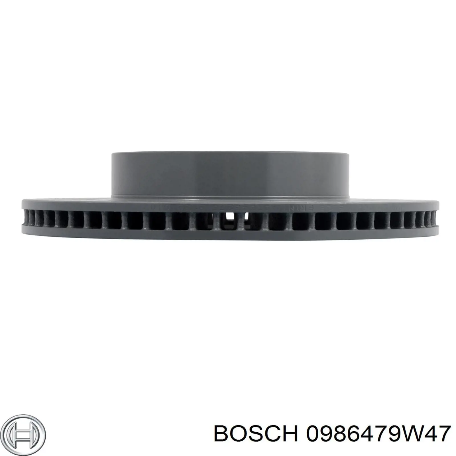 0986479W47 Bosch Диск тормозной передний