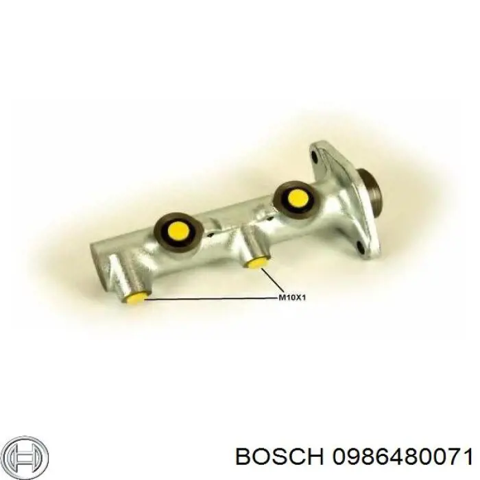 Цилиндр тормозной главный 0986480071 Bosch