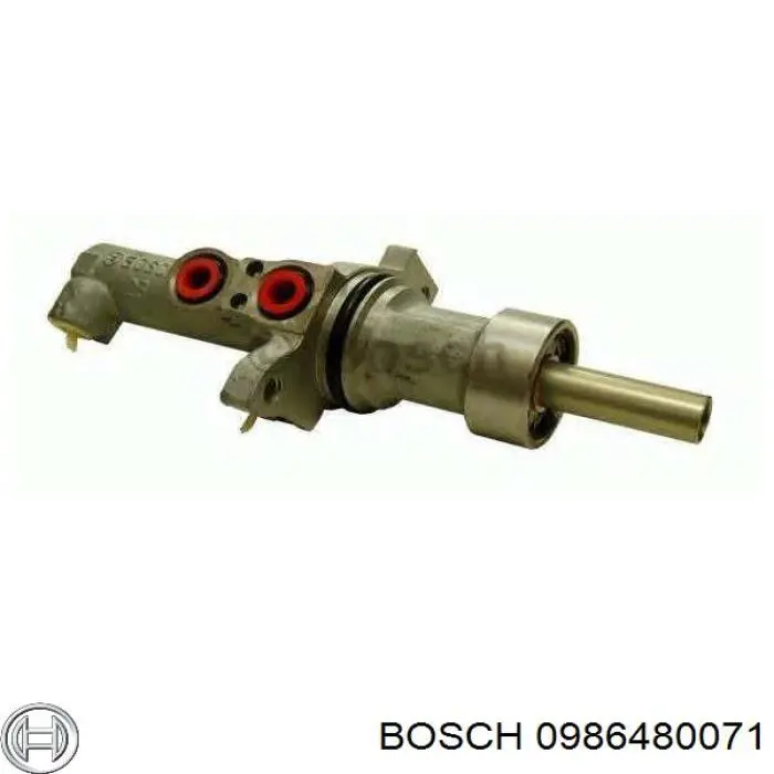 Cilindro principal de freno 0986480071 Bosch