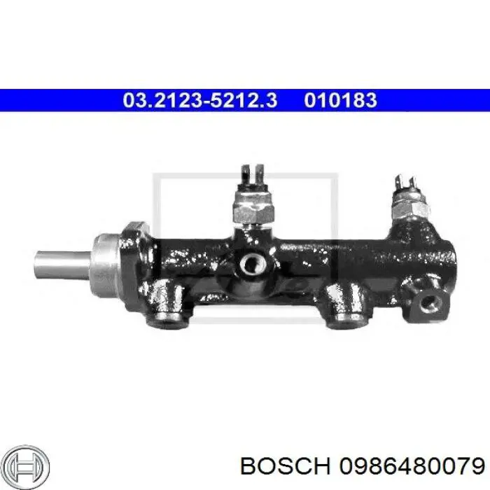 0986480079 Bosch Цилиндр тормозной, главный