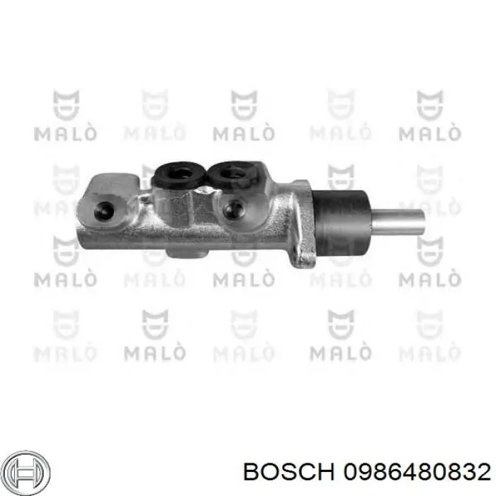 Главный тормозной цилиндр 0986480832 Bosch