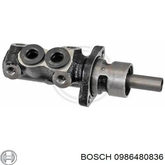 Главный тормозной цилиндр 0986480836 Bosch