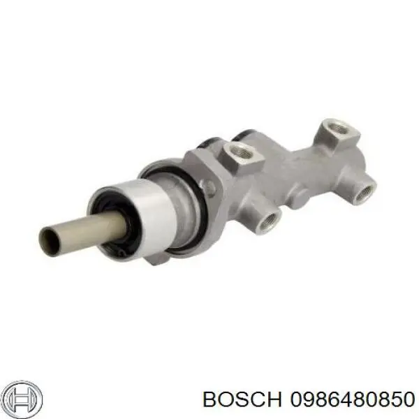 Главный тормозной цилиндр 0986480850 Bosch