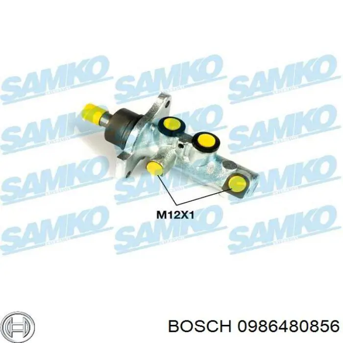 Купить 0986480856 Bosch Главный тормозной цилиндр