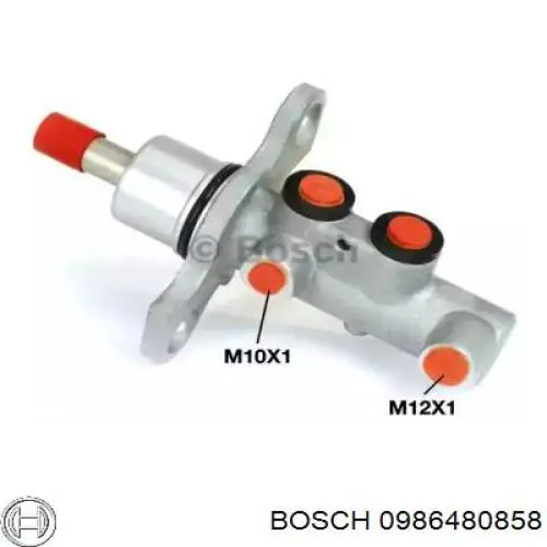 0986480858 Bosch цилиндр тормозной главный