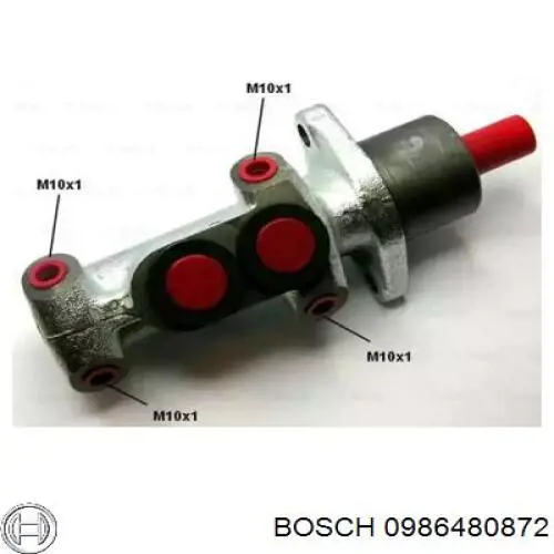 Цилиндр тормозной главный 0986480872 Bosch