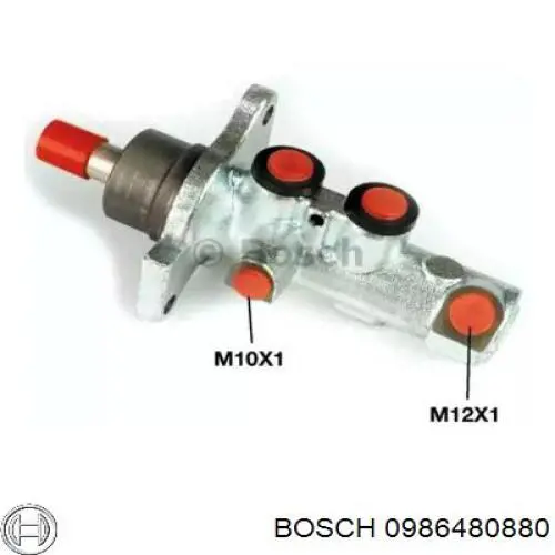 0986480880 Bosch цилиндр тормозной главный
