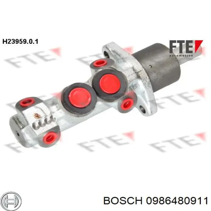 Цилиндр тормозной главный 0986480911 Bosch