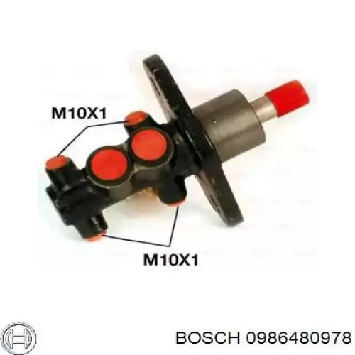 Цилиндр тормозной главный 0986480978 Bosch