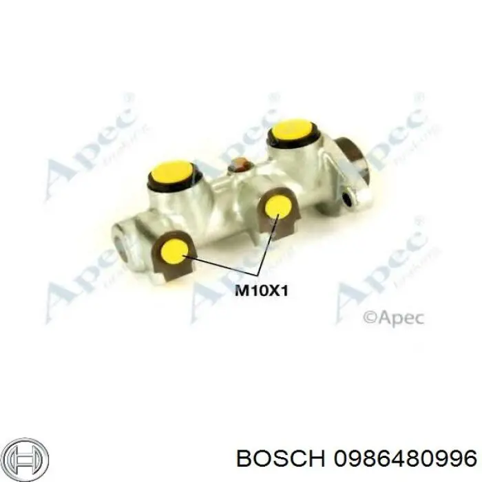 Цилиндр тормозной главный 0986480996 Bosch