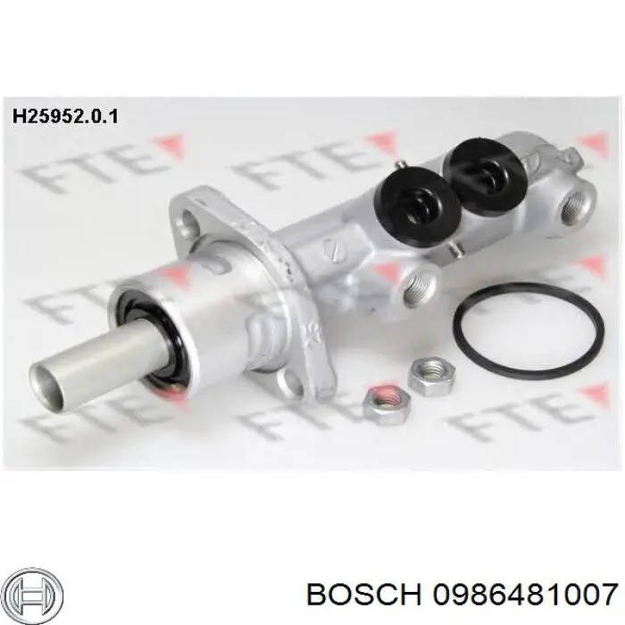 Купить 0986481007 Bosch Главный тормозной цилиндр