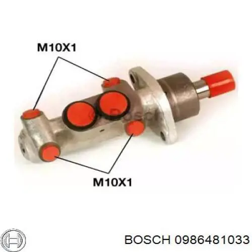 Цилиндр тормозной главный 0986481033 Bosch