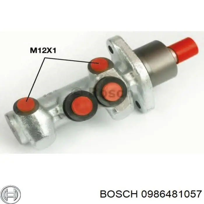 0 986 481 057 Bosch цилиндр тормозной главный