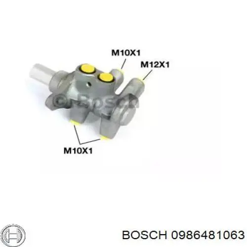 0986481063 Bosch цилиндр тормозной главный