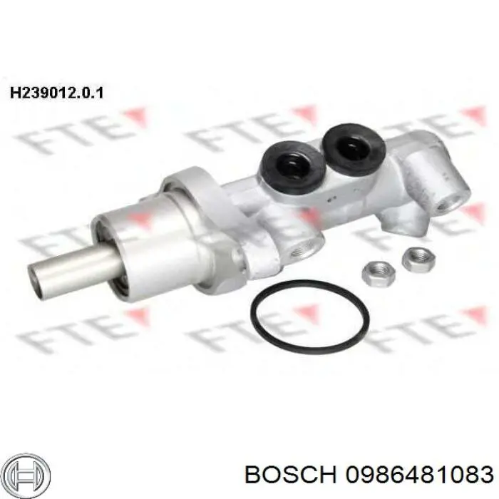 Главный тормозной цилиндр 0986481083 Bosch