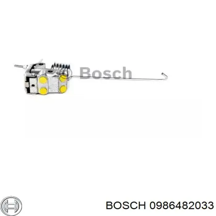0986482033 Bosch regulador de pressão dos freios (regulador das forças de frenagem)
