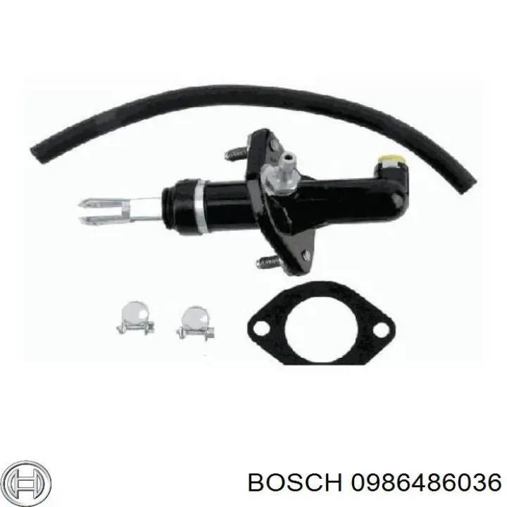 Cilindro maestro de embrague 0986486036 Bosch