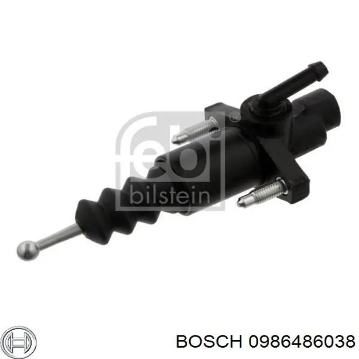 Главный цилиндр сцепления 0986486038 Bosch