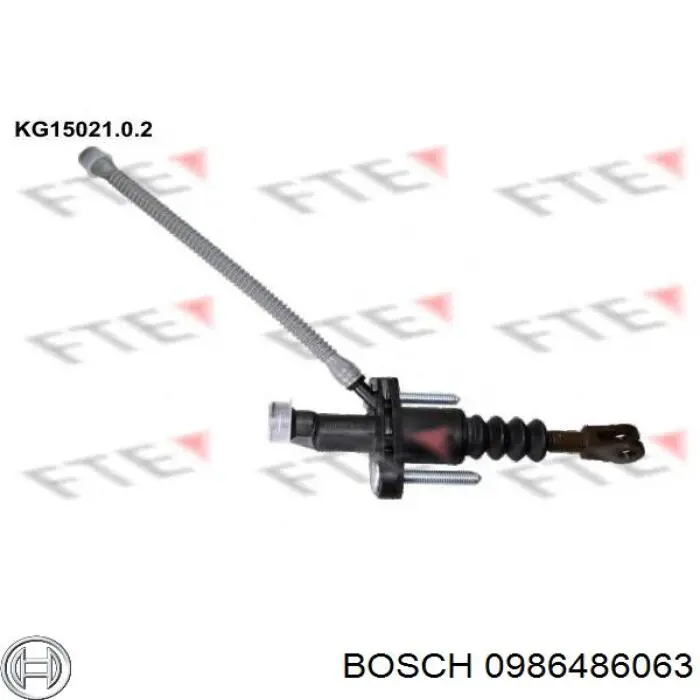 Купить 0986486063 Bosch Главный цилиндр сцепления