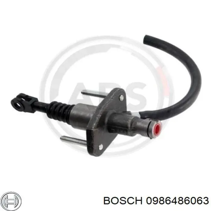 Главный цилиндр сцепления 0986486063 Bosch
