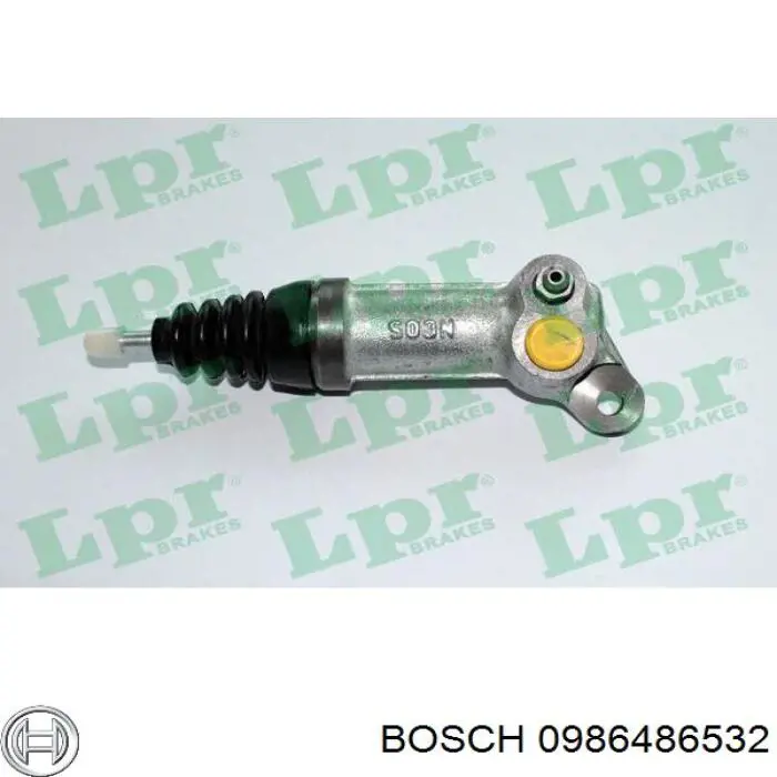 Рабочий цилиндр сцепления Bosch 0986486532 цена, от 48.99 USD
