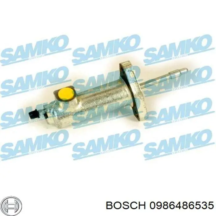 Рабочий цилиндр сцепления 0986486535 Bosch