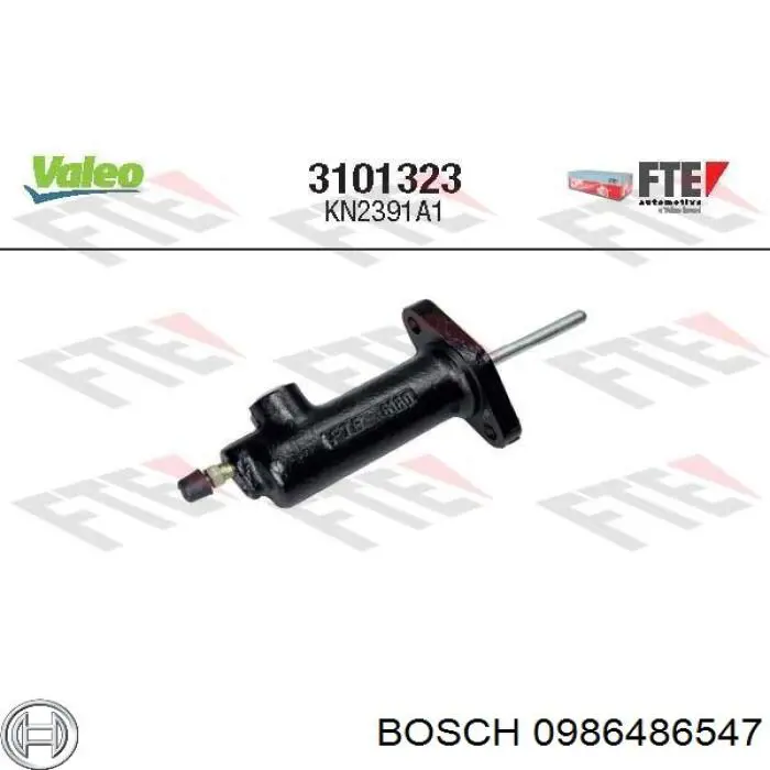 Цилиндр сцепления рабочий BOSCH 0986486547