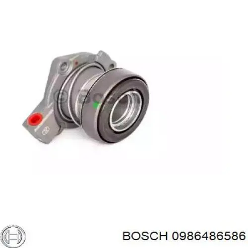 0986486586 Bosch рабочий цилиндр сцепления в сборе с выжимным подшипником