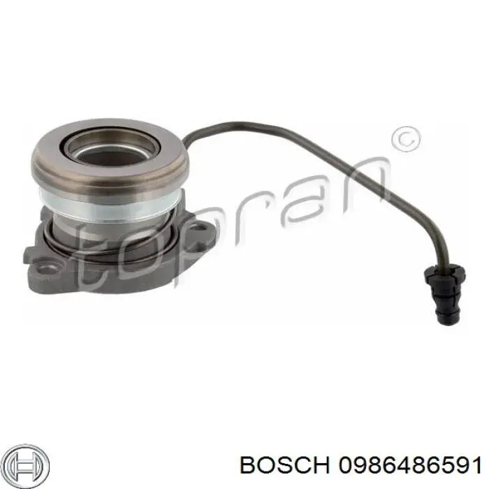 Рабочий цилиндр сцепления в сборе 0986486591 Bosch