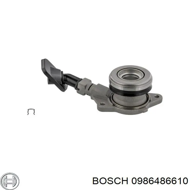 Цилиндр сцепления рабочий с выжимным подшипником Bosch 0986486610 цена, от 3281.60 UAH