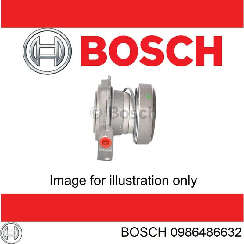 Рабочий цилиндр сцепления в сборе 0986486632 Bosch