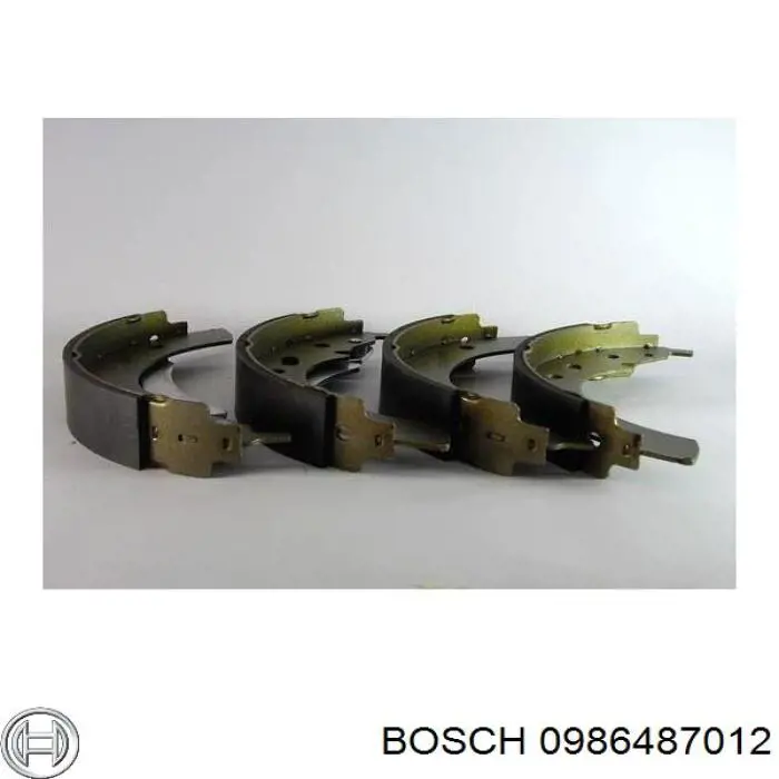 Задние барабанные колодки 0986487012 Bosch