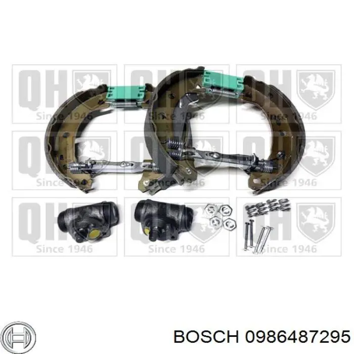 Барабанные колодки Bosch 0986487295