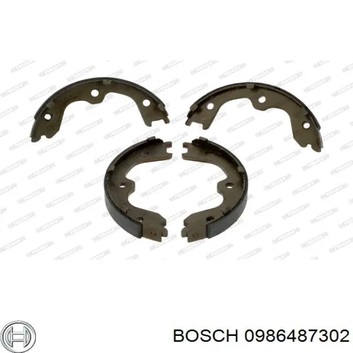 Тормоза рабочие задние ножные и тормозные барабаны Bosch 0986487302 цена, от 13.87 USD