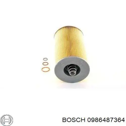 Zapatas de frenos de tambor traseras 0986487364 Bosch