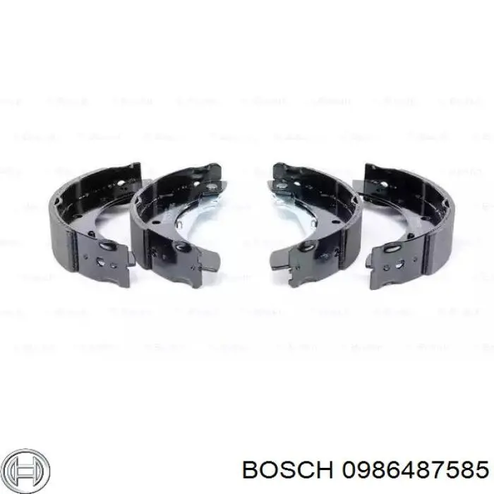 0986487585 Bosch колодки тормозные задние барабанные