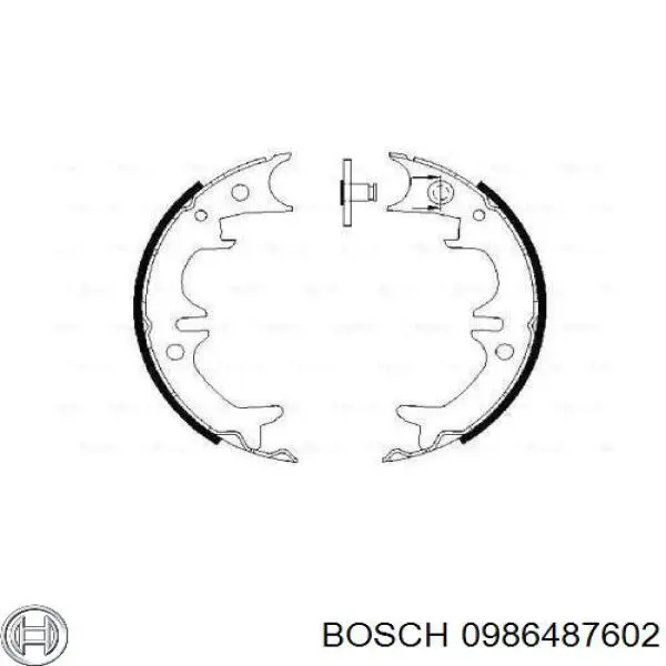 Колодки ручника 0986487602 Bosch