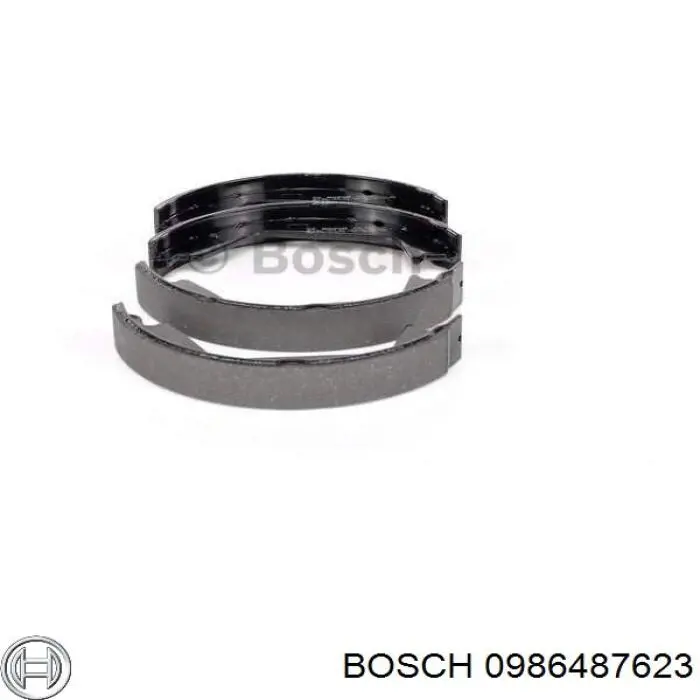 Колодки ручника/стоянкового гальма 0986487623 Bosch