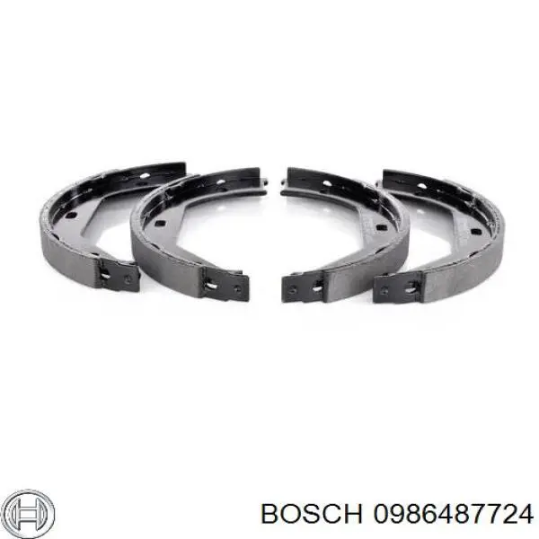 Колодки ручника 0986487724 Bosch
