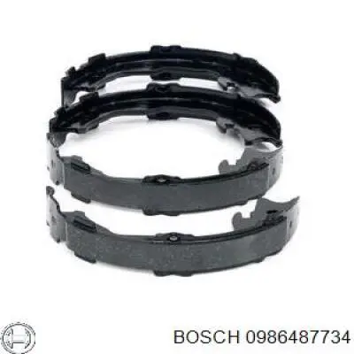 Zapatas de freno de mano 0986487734 Bosch